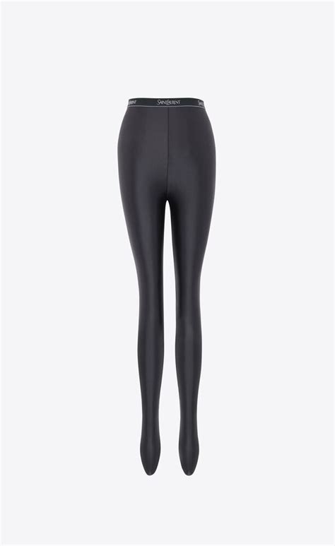 ysl tights in shiny jersey|Saint Laurent Tights In Shiny Jersey .